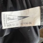 Vintage Black Slip Maxi Skirt Nylon Lingerie Gothic Witchy‎ Whimsigoth Large Photo 5