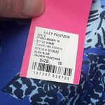 Lilly Pulitzer Claudia Long Sleeve Dress Size 10 Alba Blue NEW Tropical Floral Photo 7