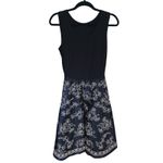 Eshakti 1970s Embroidered Waist Tie Sleeved Dress Size 10 Black Gold Event Cocktail Photo 6