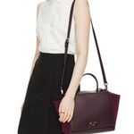 Kate Spade Magnolia Park Satchel Bag Aubergine Dark Purple Photo 2