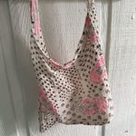 Free People  Gauz Muslin Reusable Slouchy Crossbody Tote Bag Photo 2