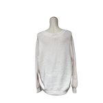 Madewell NWT Melwood Square-Neck Sweater in Coziest Yarn Cream Wool Photo 7