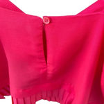 French Connection Crepe Pleated Tank Sleeveless Flounce Hem Photo 6