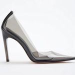 Good American NIB Cinder-f*cking-rella Pumps - Light Smoke sz 7.5 Photo 2