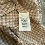 NWT Seed Heritage Textured Gingham Puff Sleeve Mini Dress Size 10 Cottagecore Bo Photo 11