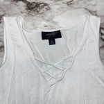 Day Trip | Raw Edge V-Neck Tank Top | White | Women's | M Photo 1