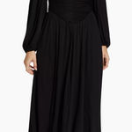The‎ Westside Vivian Ruched Maxi Dress Size Small Black Photo 0