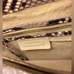 Nancy Gonzalez Brown Satchel with Exotic Python Snakeskin Photo 4