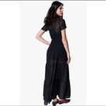 For Love & Lemons nwt black sombrero maxi dress size XS Photo 3