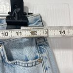 ZARA  High Rise button fly straight leg distressed denim jeans sz 4 Photo 8