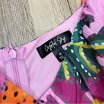 Crystal Sky boutique floral cheetah dress sz Medium Purple Photo 4