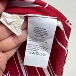 Madewell  Oversized Button-Up Shirt in Poplin in Cherry Red Size Medium NWT Photo 10