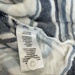 Beach Lunch Lounge Striped Button Front Top Photo 3