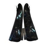 Clarks  women’s‎ Patent Leather Black Flats with Bow size 10 Photo 4