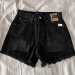 Aeropostale Black 90’s High Rise Cut Off Denim Shorts Photo 0