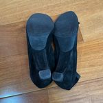 Stuart Weitzman Black Suede bow Low Heel Pumps Size 9.5 Photo 5