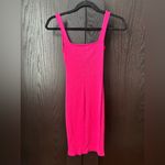 Lulu’s Hot Pink Ribbed Knit Mini Dress Size XS Photo 6