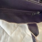 Mellow World Purple Zip Closure Faux Leather Bag Photo 1