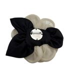 St. John  Vintage Large Silk Rhinestone Flower Brooch Photo 4