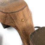 MARNI kahki green leather, wood sandals Size 9 Photo 8