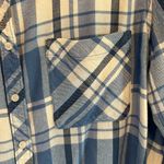 Arizona Jeans ARIZONA BRAND FLANNEL GORGEOUS SHADES OF BLUE LONG SLEEVES ONE POCKET IN FRONT Photo 2