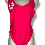 Aerie  Pink High Cut Scoop One Piece Swimsuit Size Large Photo 0