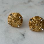 NWOT Julie vos Gold Stud Earrings Photo 3