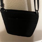 Vera Bradley Microfiber Triple Zip Hipster Models Quilted Classic Black with Pattern interior Photo 4