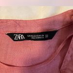 ZARA Pink Button-Up Shirt Photo 2