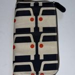 ORLA KIELY BLACK& CREAM CANVAS TRAVEL BAG CAR DESIGN GREAT FOR TRAVEL DOCUMENTS Black Photo 1