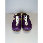 Swedish Clogs Troentorp Mary Jane Purple Size US Womens 6 / EU 36 Photo 1