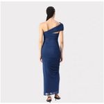 Abercrombie & Fitch Abercrombie Mesh Off The Shoulder Ruched Draped Maxi Dress Formal Evening XLP Photo 1