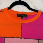 Eloquii New Anya Patchwork Colorblock Bodycon Dress in Pink & Orange Photo 8