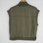 Anthropologie Daily Practice Half Zip Sweatshirt Vest Small Green Athleisure Casual Layering Photo 5