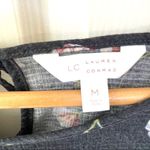 LC Lauren Conrad black floral 3/4 sleeve top Photo 12