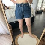 ZARA Women’s 4 Denim Paperbag Shorts Photo 2
