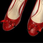 Life Stride  red re vamped for Halloween sparkling twisted horned devil heels. Photo 7