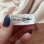 Vintage Shadowline 2 Piece Pajamas Set Tank And Pants Pink Lace Silly Sz L Sexy Size L Photo 4