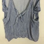 Women's Striped Blue & White Tank Top Size Small Photo 5