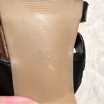 Life Stride  Kitten Heel Sandals Black Open Toe Size 10 Floral embellishments Photo 9