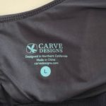 Carve Designs  Size L Tankini Top Black Photo 2