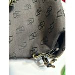 Dooney & Bourke Vintage  Black Fabric & Leather Shoulder Bag Photo 6