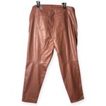 Torrid NEW Faux Leather Pants Womens 16R Brown Perfect Skinny Mid Rise Ankle Photo 6