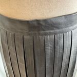 Pretty Little Thing  Black Pleated Faux Leather Mini Skirt sz10 Photo 4