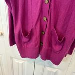 Loft Purple Button Front Cardigan Size Medium Photo 3