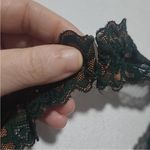 Frederick's of Hollywood NWT  Size Medium Jessica Lace Teddy Green And Gold Photo 5