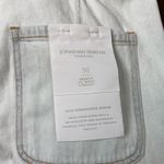 Jonathan Simkhai Organic Light Blue Henley Tie Waist Straight Leg Jeans Sz 30 Photo 10