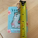 Handmade NWT New Totoro Soot Sprite Dango and Haku acrylic resin glitter keychain set 2 Photo 2