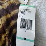 Jones New York NWT 2 PC Tiger Print Trendy Wild Bold Cropped Pants & Top Set Sz8 Photo 10
