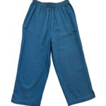 Napa Valley Crop Pants Pull On Embroidered Floral Accent Pockets Medium Petite Size undefined Photo 5